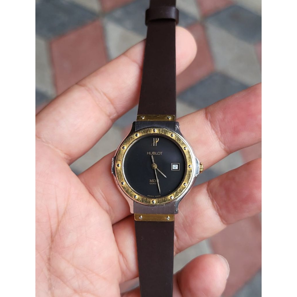 jam tangan Hublot mdm geneve / vintage / antik unik