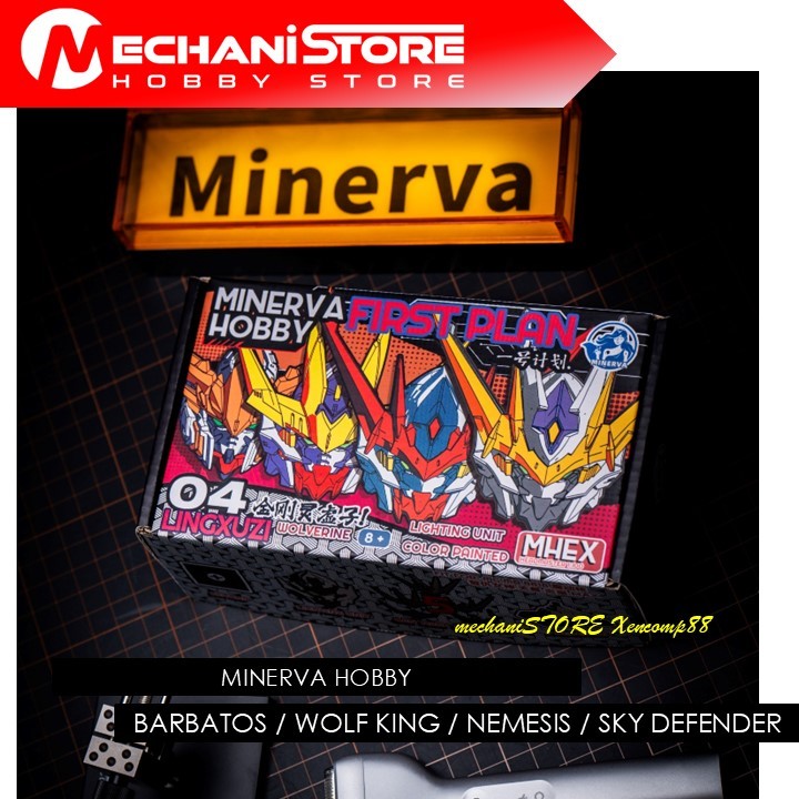 MINERVA HOBBY 04 LingXuzi Head MG Barbatos Lupus / Nemesis / Sky Defender