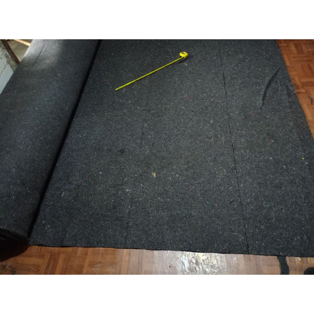 Karpet Geotextile Non Woven 1mx2m | Karpet Dinding Tebal | Peredam Suara Ruangan | alas ruangan