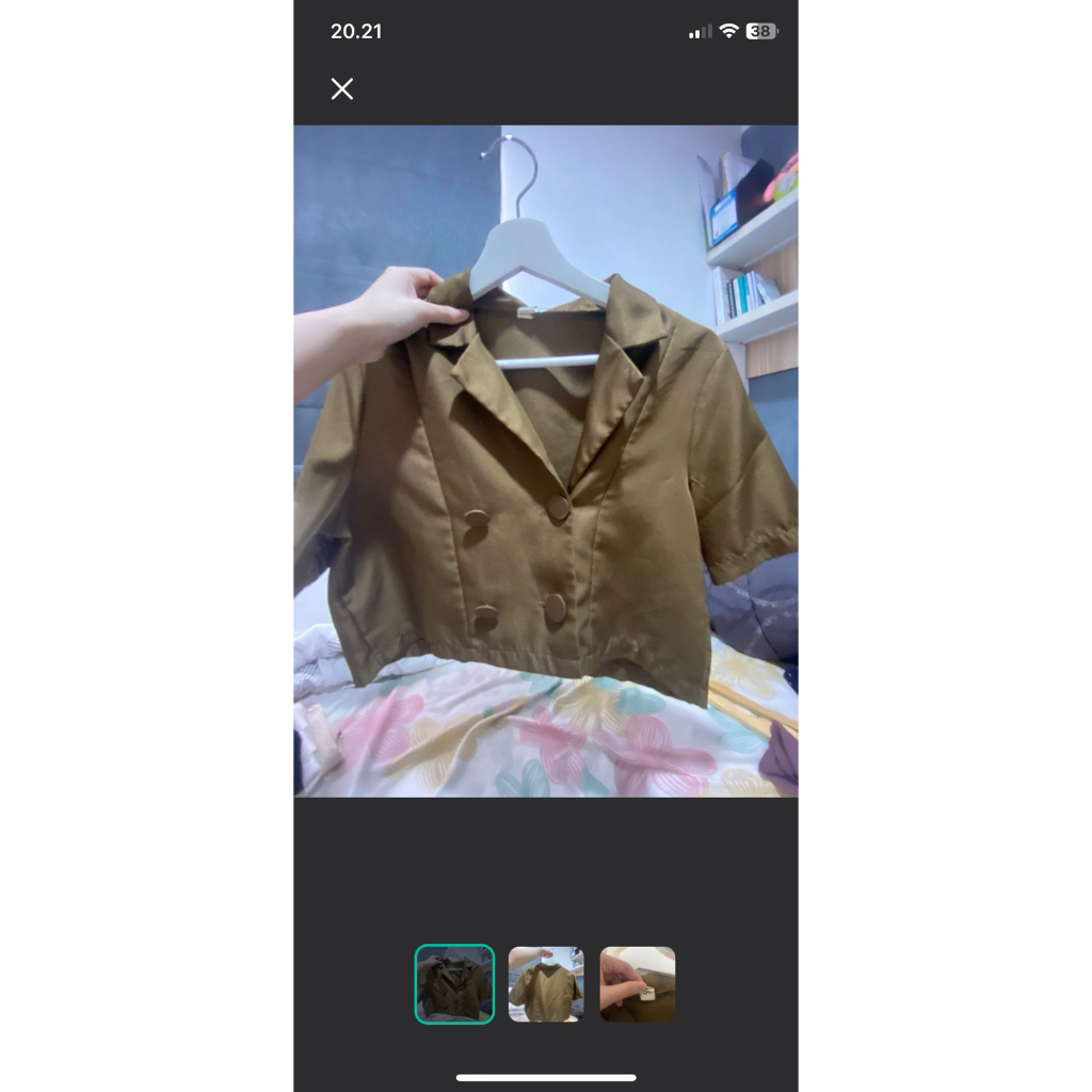 blazer coklat preloved