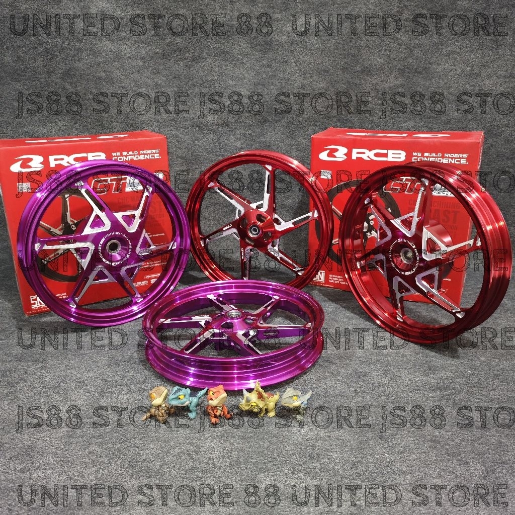 VELG RCB RACING ORIGINAL CT600 185x14 215x14 BEAT SCOOPY VARIO 110 125 150 160 CBS GENIO SPACY MIO S