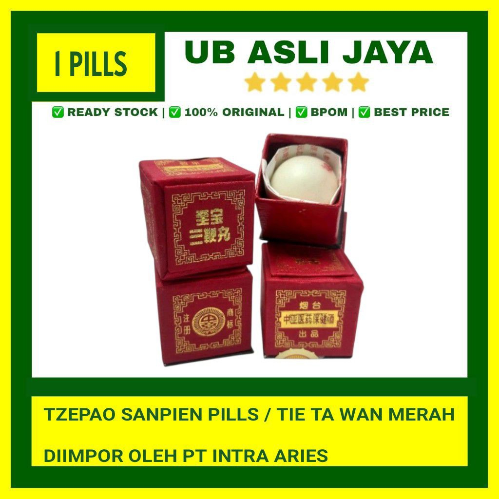 Tieh Ta Wan Merah Stamina Burung Merpati Vitamin Merpati Tzepao Sanpien Pil