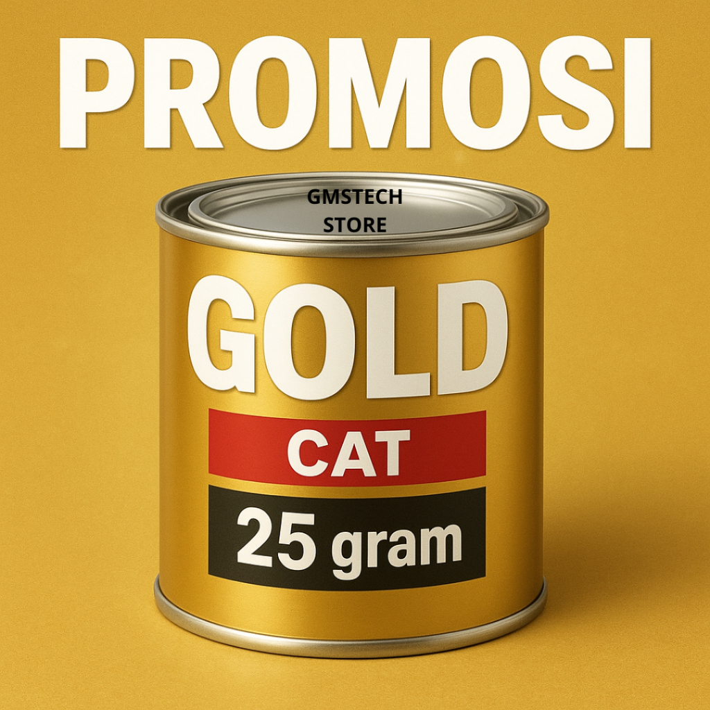 cat minyak dan kayu warna emas bronz gold 25 gram