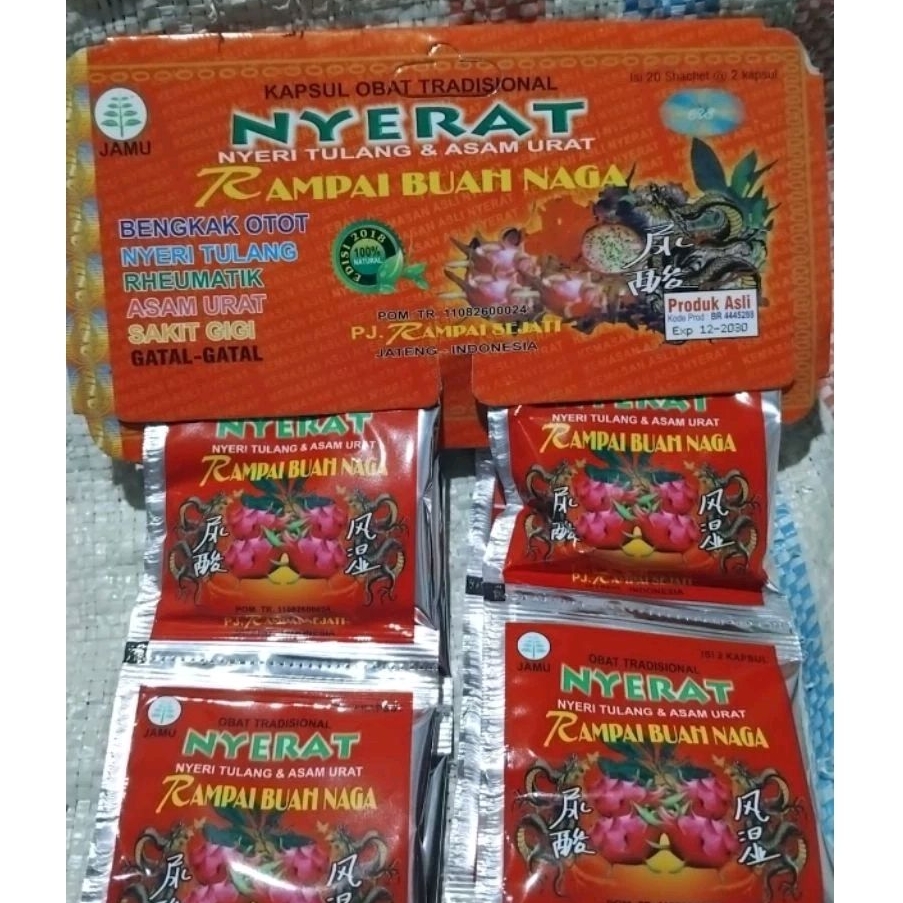 Kapsul Nyerat-Rampai Buah Naga