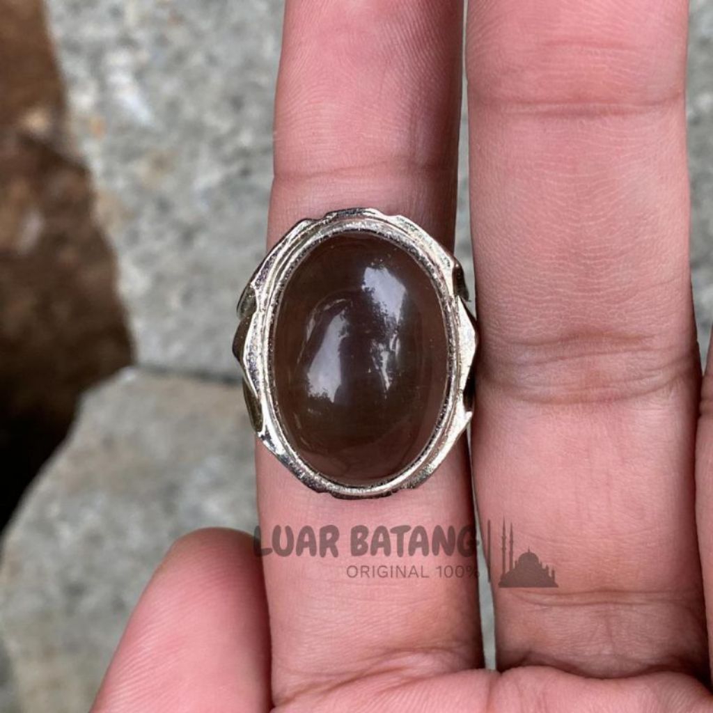 Cincin batu permata solar padang 100% Asli Natural