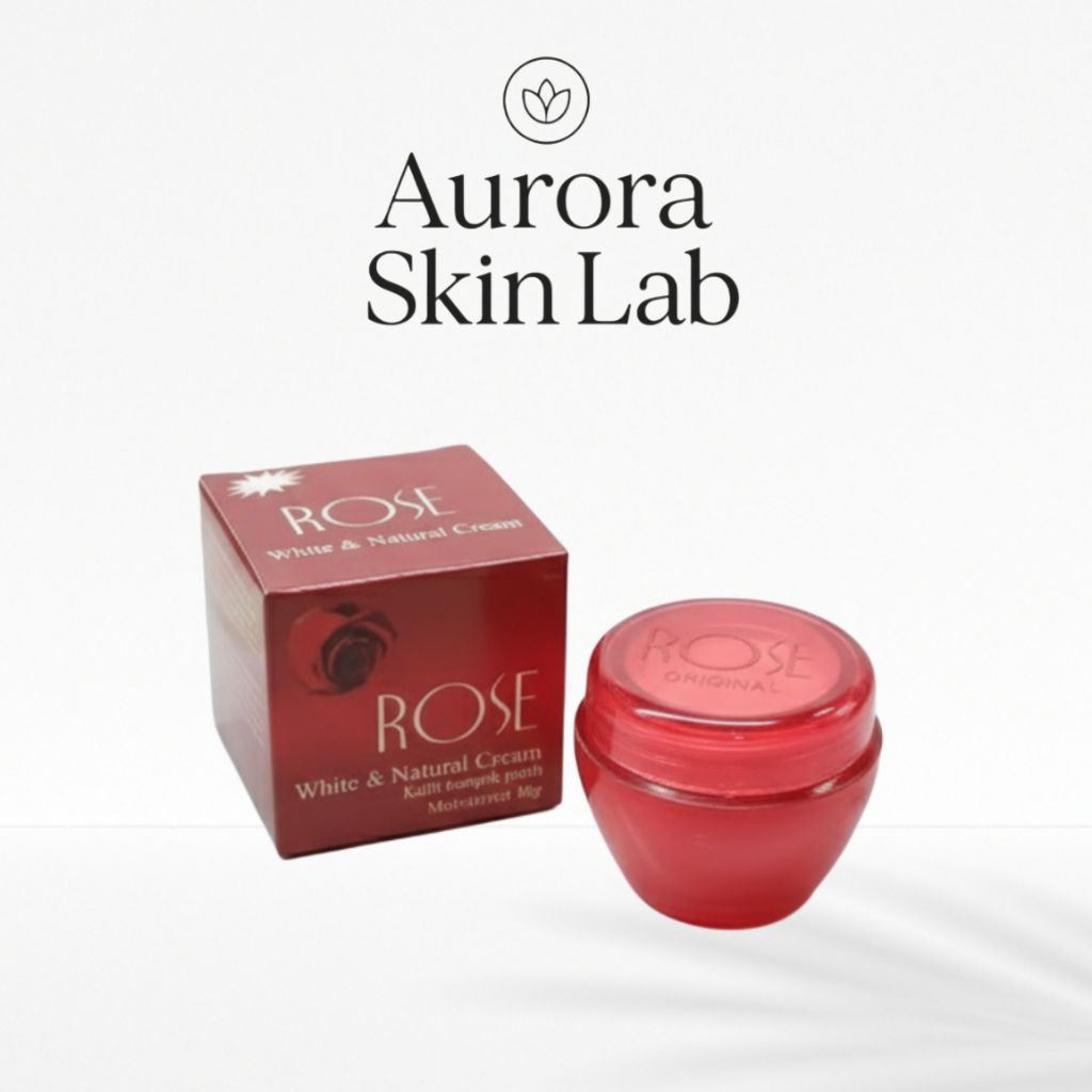 Cream Rose Super Original 30g Pemutih Dan Pencerah Wajah Glowing Alami Natural Krim