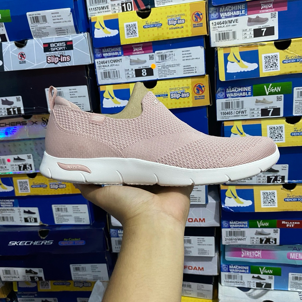 (size 39) SEPATU SKECHERS ARCH FIT REFINE IRIS ROSE