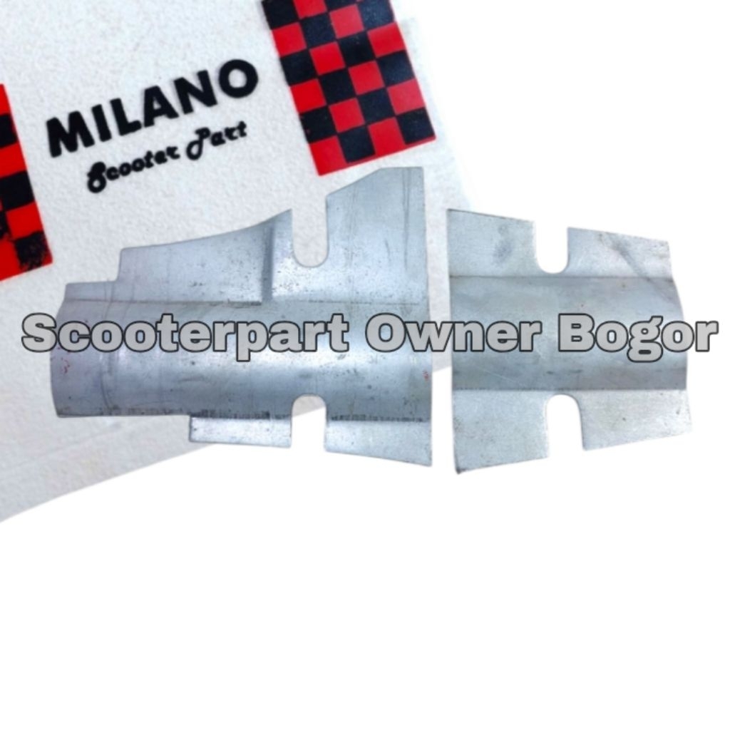 Plat Tutup Bawah Batok Stang Milano Vespa PTS Special 90 Smallframe