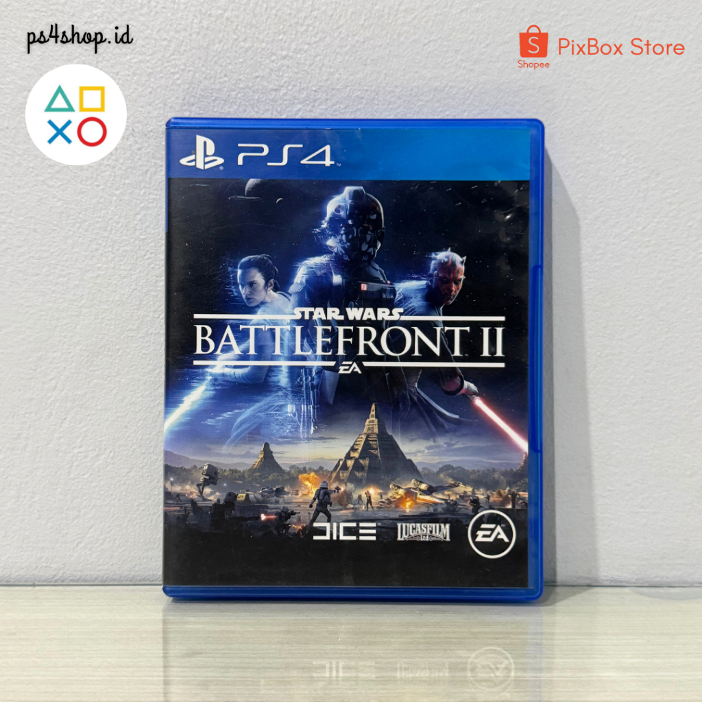 BD Kaset PS4 Star Wars Battlefront 2 Second Bekas Ori | Batltlefront II Game Perang Luar Angkasa Mul