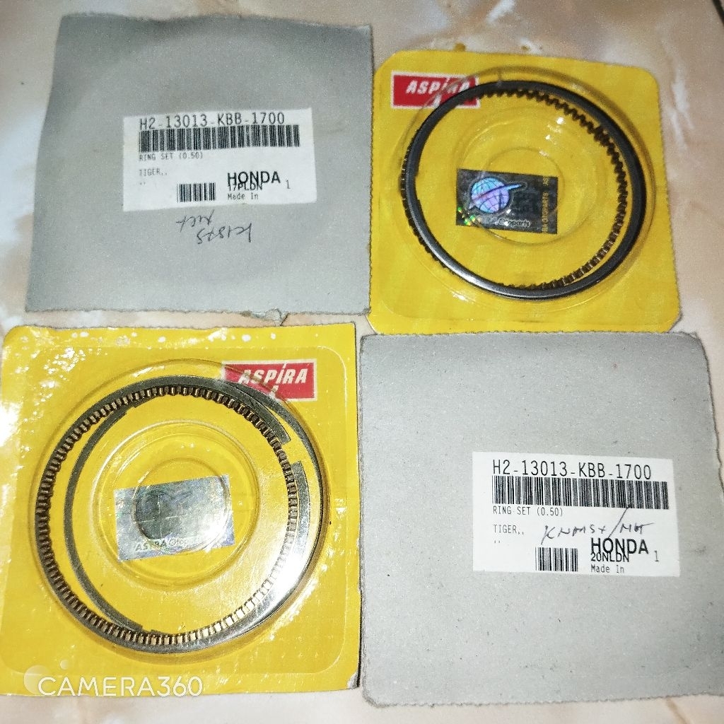ring piston ring seher Honda Tiger 2000 Tiger revo pnp gl pro neotech megapro lama primus os 50 aspi