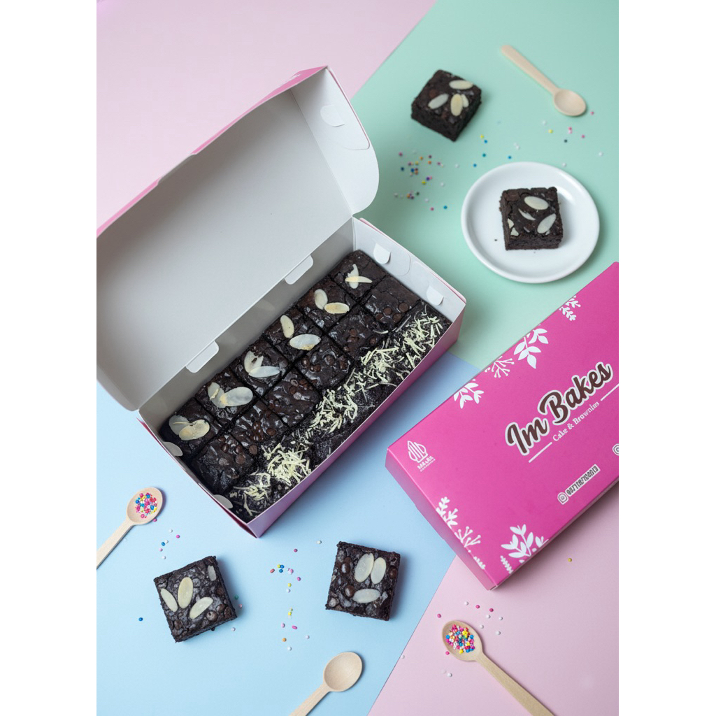 Fudgy brownies Ukuran 20*10 cm