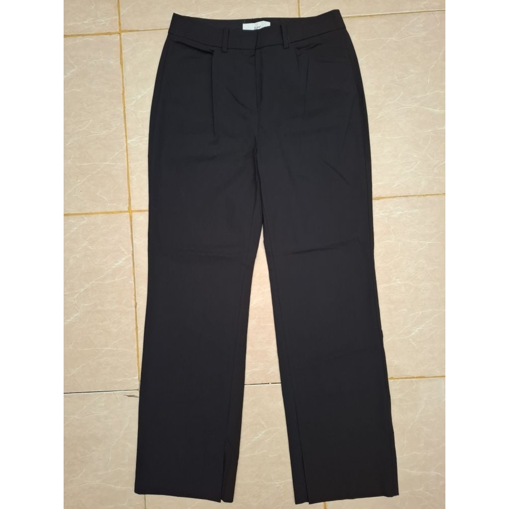 Celana Panjang Kerja Kain Hitam Wanita Cewek