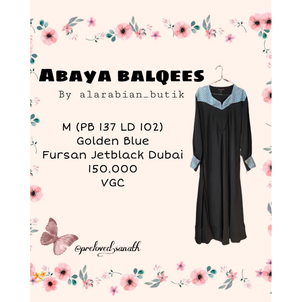 PRELOVED ABAYA AL ARABIAN M
