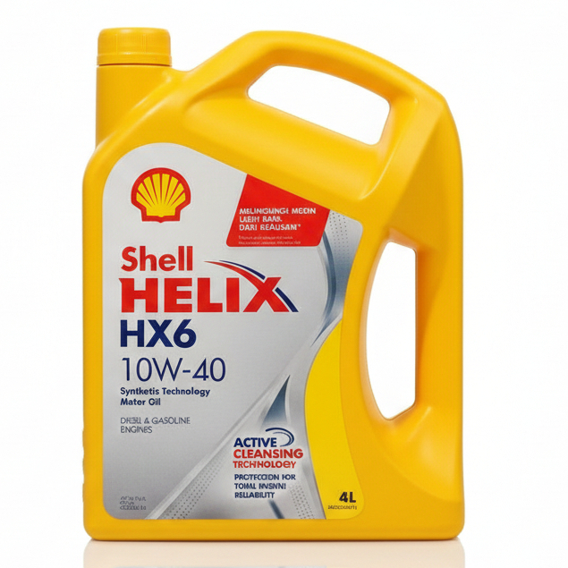 Oli Shell Helix HX6 10W40 4Liter Oli Mobil Murah Berkualitas