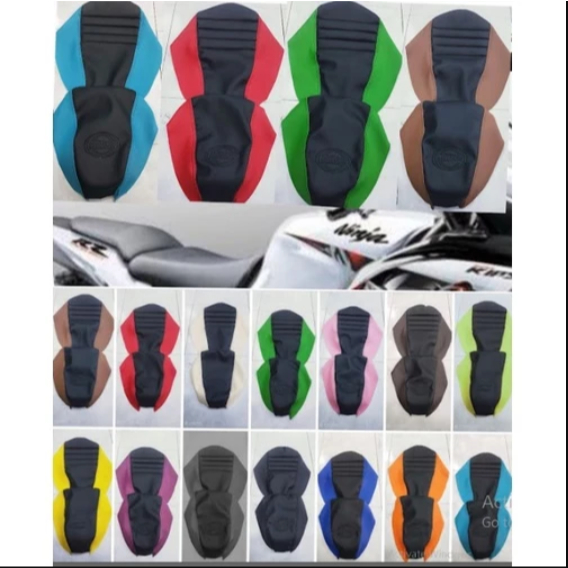 Bungkus jok ninja rr NEW bahan MBtech/KULIT JOK MOTOR kawasaki NINJA RRnew bahan MB tech