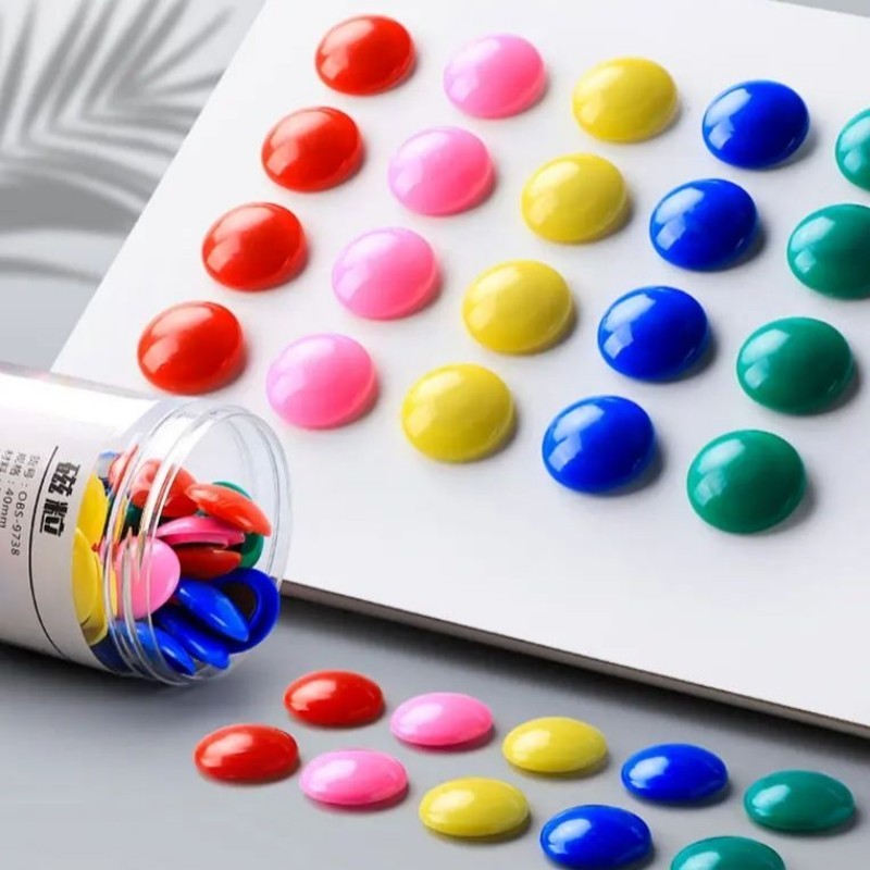50pcs Magnet Papan Tulis Magnet Papan Tulis Whiteboard Magnet Untuk Papan Tulis Pin Papan Tulis