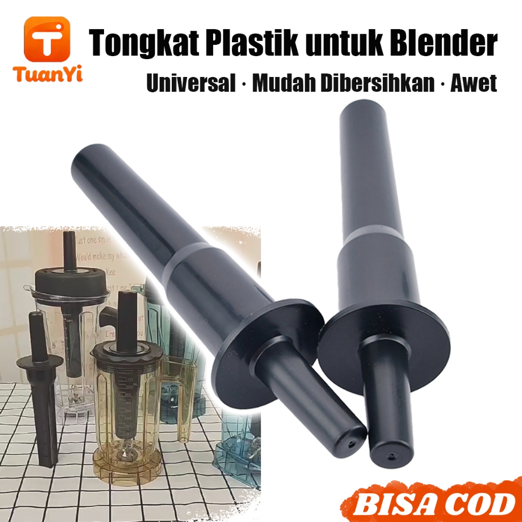 Plastik Stik Blender|Bebas Pba | Hitam|Ringan Dan Padat | Dapat Dicuci Dan Disterilkan|Blender Akses