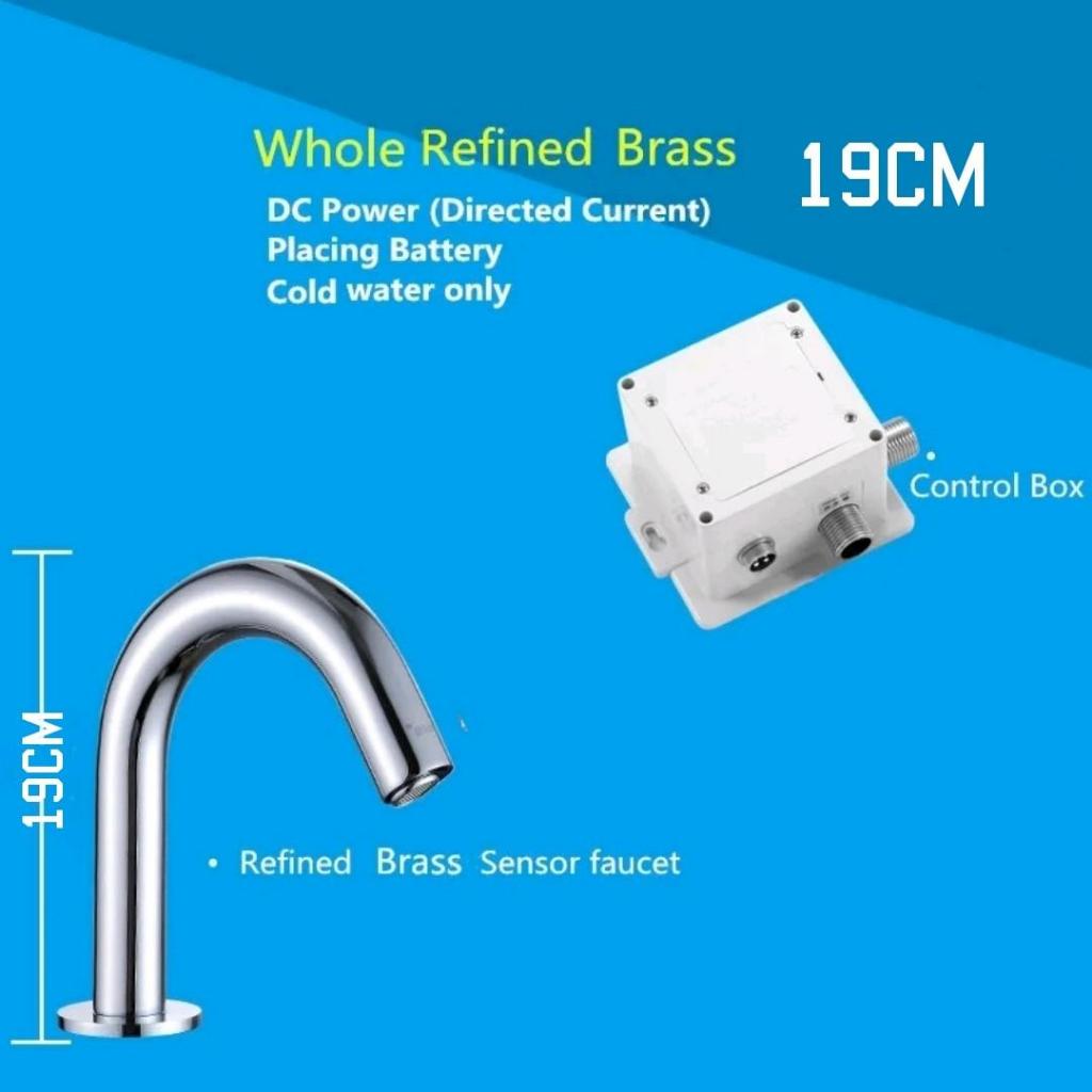 kran angsa sensor gerak tangan otomatis faucet touchless 602 19cm