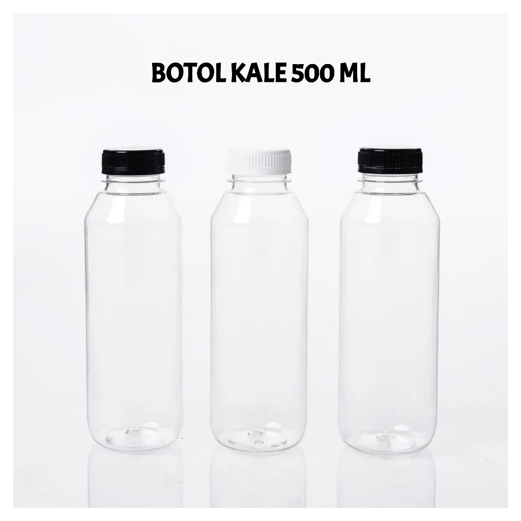 Botol Kale Plastik 500ml 500 ml Botol Jus Botol Kopi Minuman Es Jamu