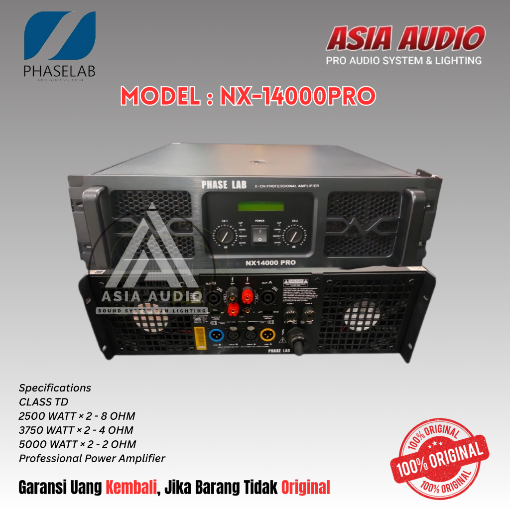POWER PHASELAB NX-14000PRO ORIGINAL