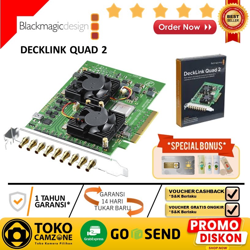 Blackmagic Design DeckLink Quad 2 8-Channel 3G-SDI Capture & Playback