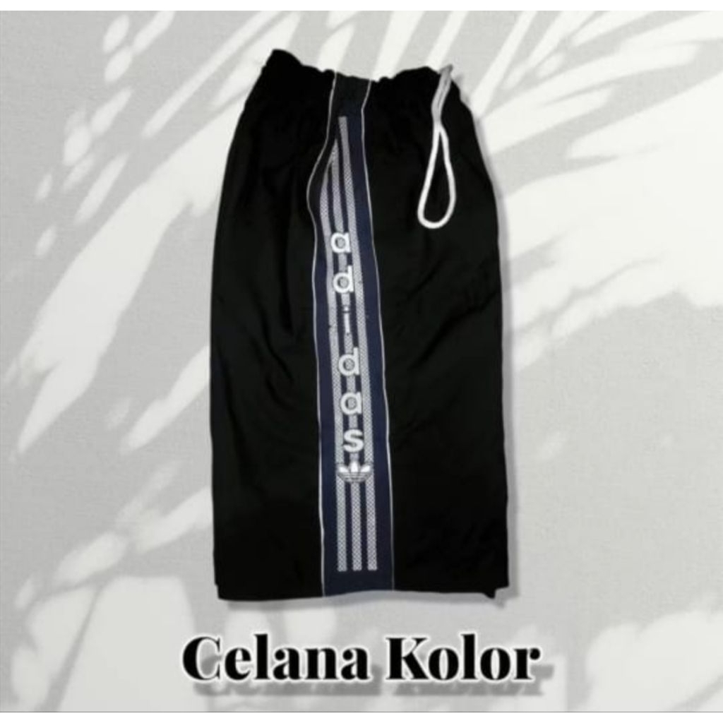 Celana Kolor Pria Katun Adem Bawah Lutut Celana Kolor Katun Pria Wanita Jumbo