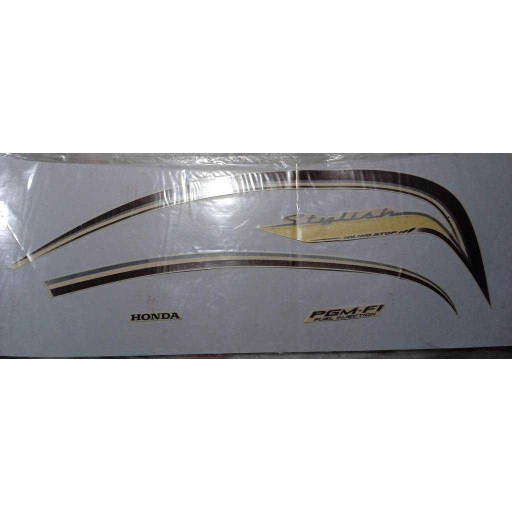 871X0 K16 A40 zbr original AHM Astra Honda motor HGP genuine part NOS striping stripping stiker Stic
