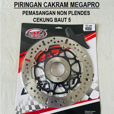 CMZ PIRINGAN CAKRAM MEGAPRO LEBAR 300MM PEMASANGAN NON PLENDES TROMOL CEKUNG BAUT 5