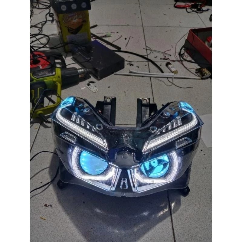 CUSTOM PROJIE BILED AES TURBO SE VARIO 125/150 new fullset headlamp