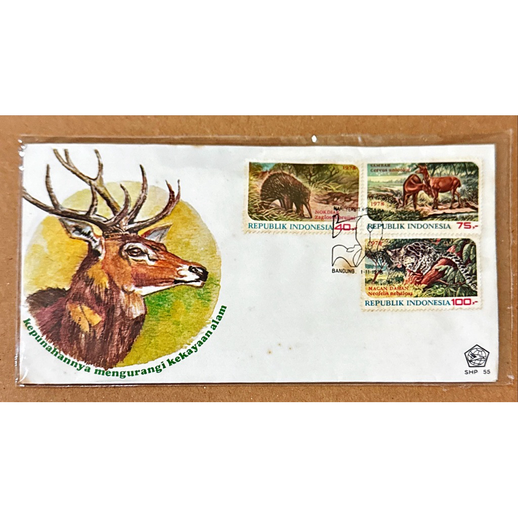 PRANGKO INDONESIA 1978 SHP MARGASATWA MINT.