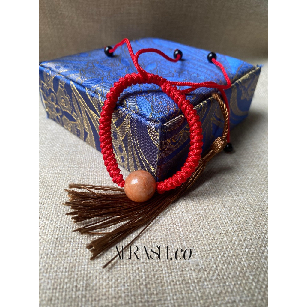 GELANG TALI JADE BURMA GIOK BULAT ASLI