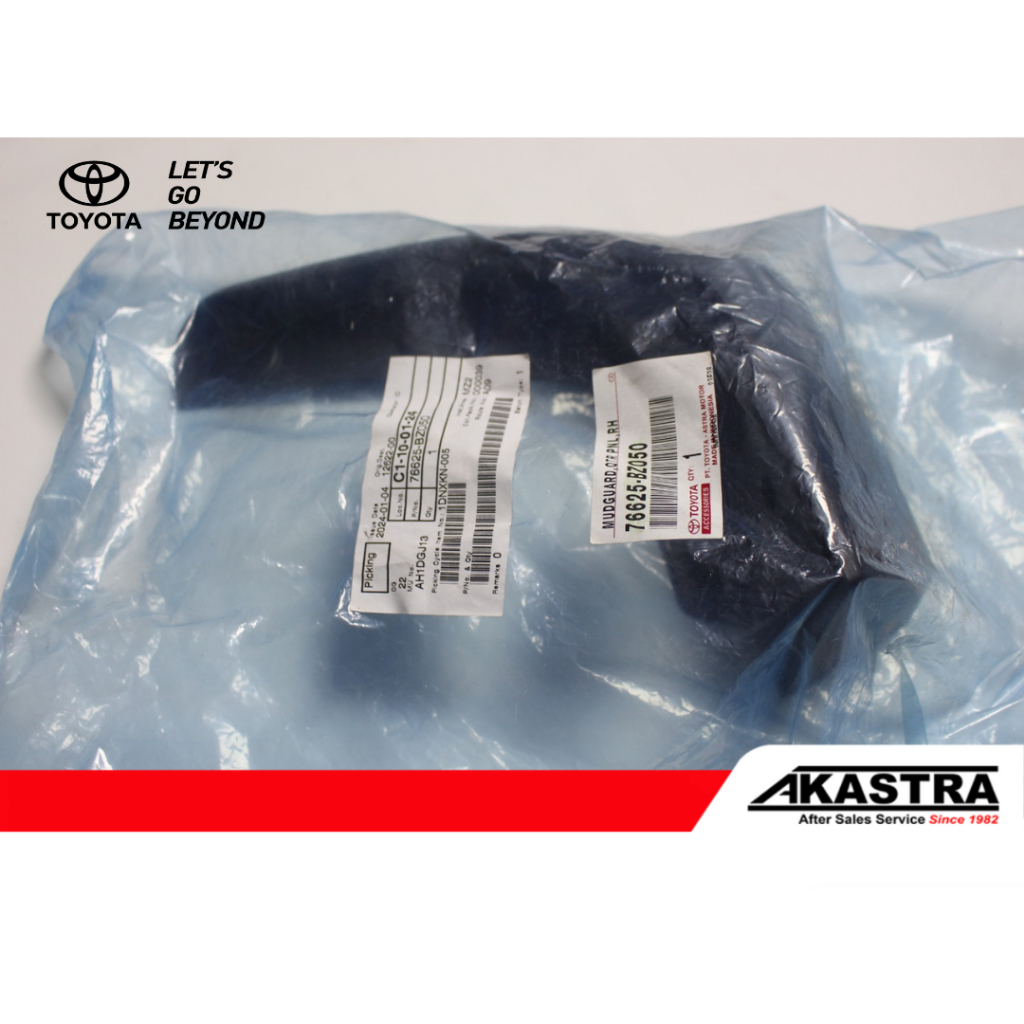 MUDGUARD PELINDUNG LUMPUR (RH) ORIGINAL [TOYOTA GENUINE PART] CALYA – 76625-BZ050
