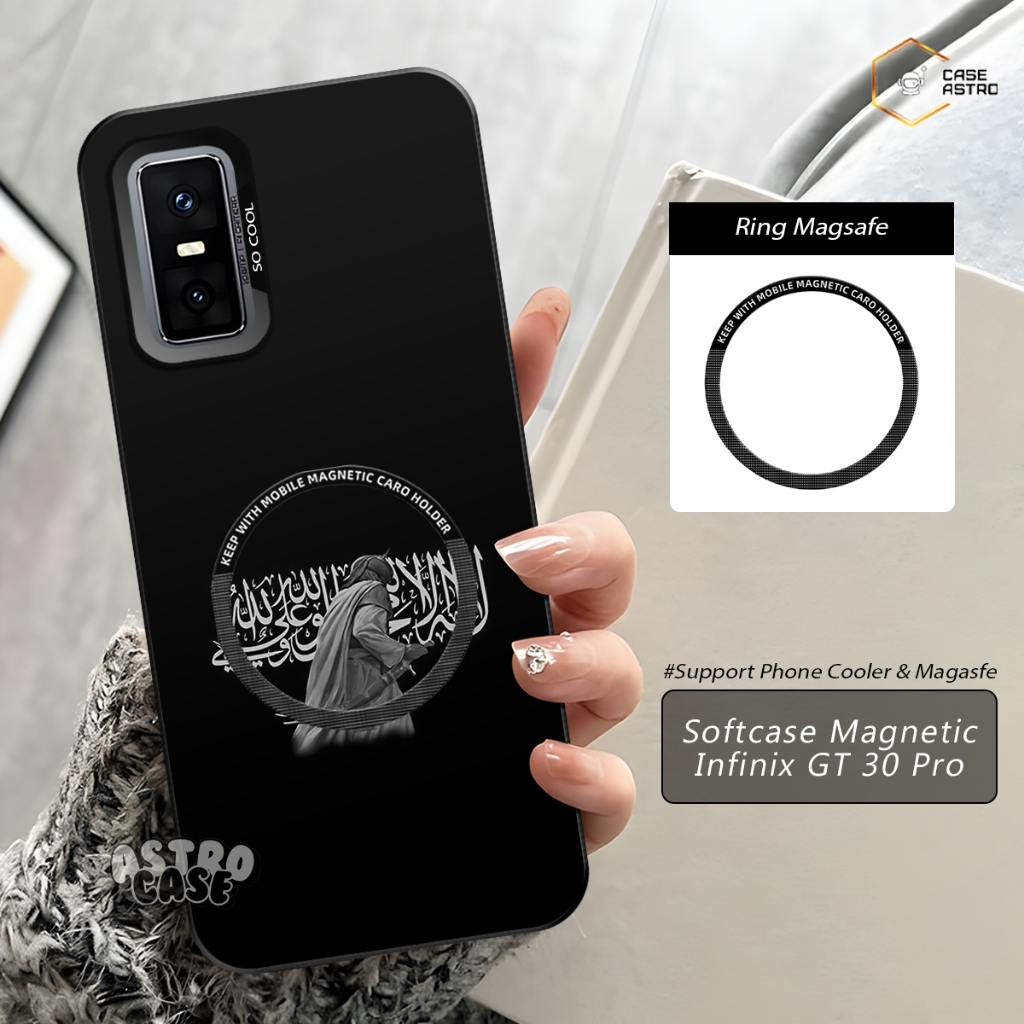 Case Magnet Infinix GT 30 Pro Ready All Type HP (Chat Admin) Case Support Magsafe / Phone Cooler Mag