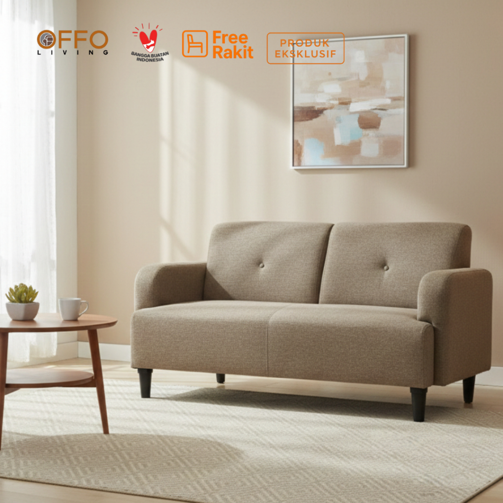 Offo Living - Sofa Kimmy dan Besta 2 Dudukan