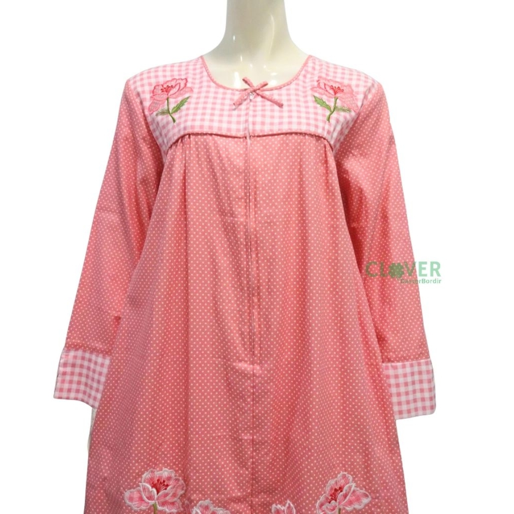 Longdress katun Jepang Tokai - longdress bordir- gamis katun Jepang bordir - lpj 3