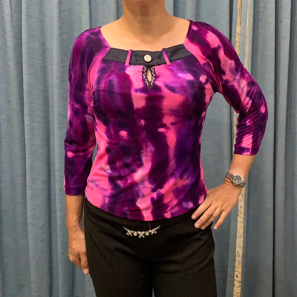 CULTURE JAM - Blouse / Atasan wanita ungu pink