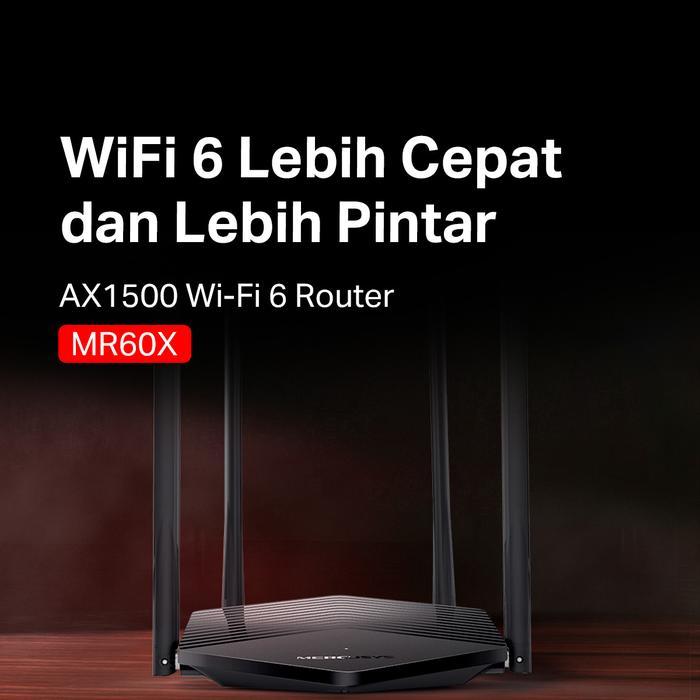 Mercusys MR60X AX1500 Dual-Band Wi-Fi 6 Router TP-link