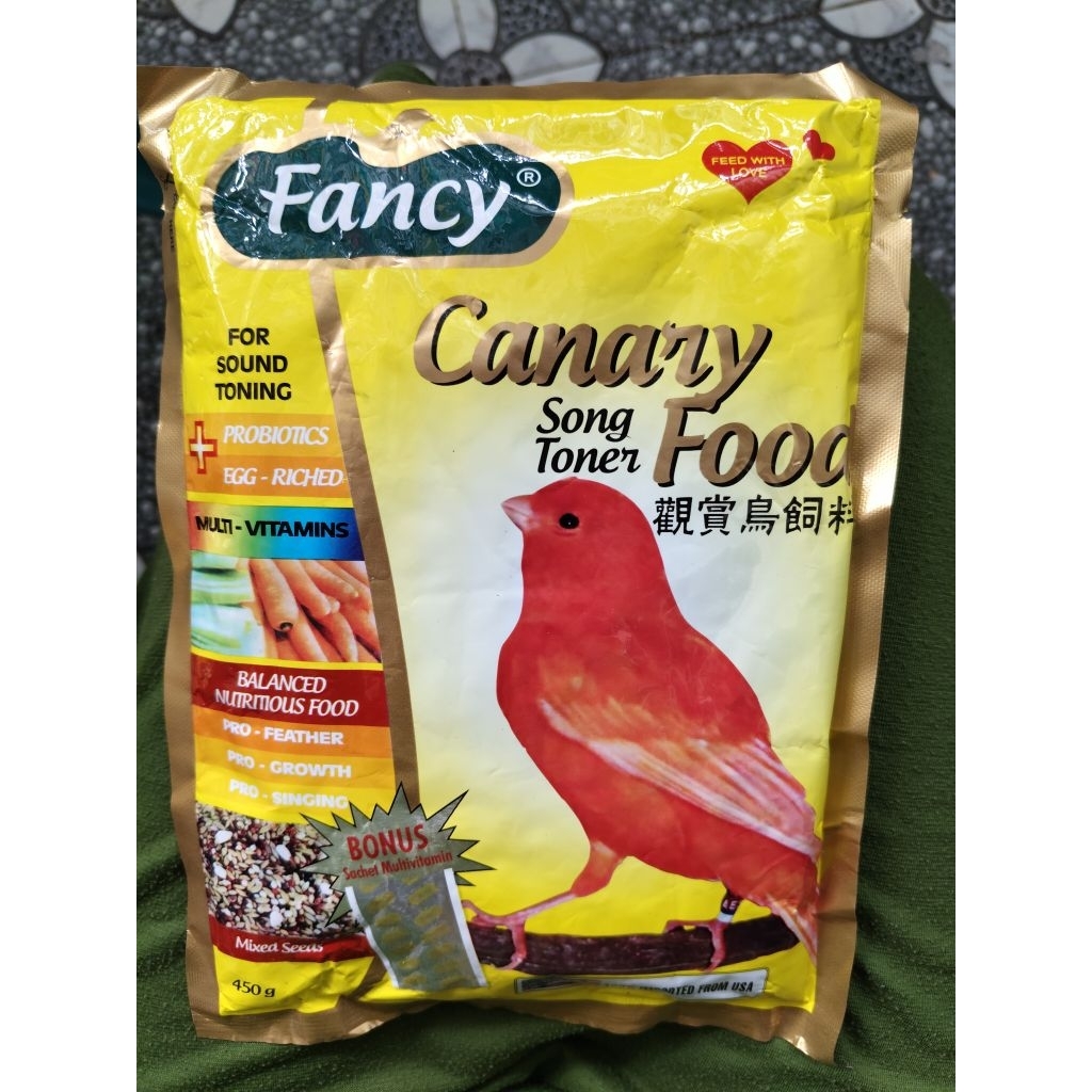 Fancy canary food