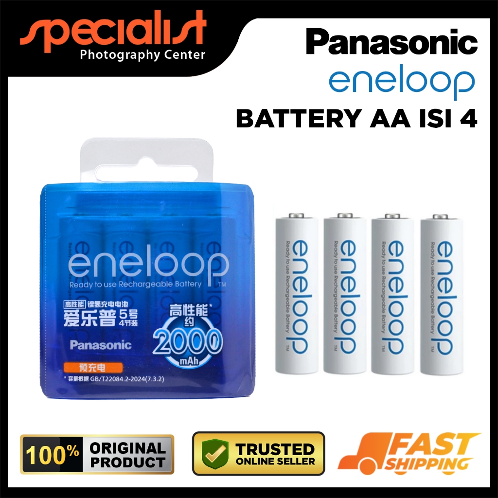 Panasonic Eneloop Battery AA Isi 4 Original