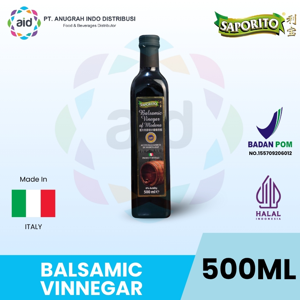 Cuka Saporito Balsamic Vinegar 500 Ml