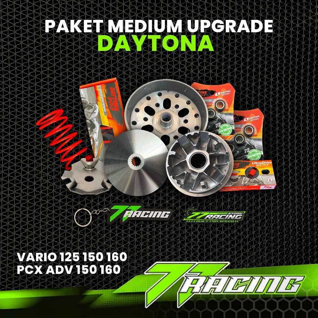 PAKET MEDIUM UPGRADE CVT DAYTONA VARIO 125 OLD, VARIO 125-150-160, PCX ADV 150-160, STYLO 160 UPGRAD