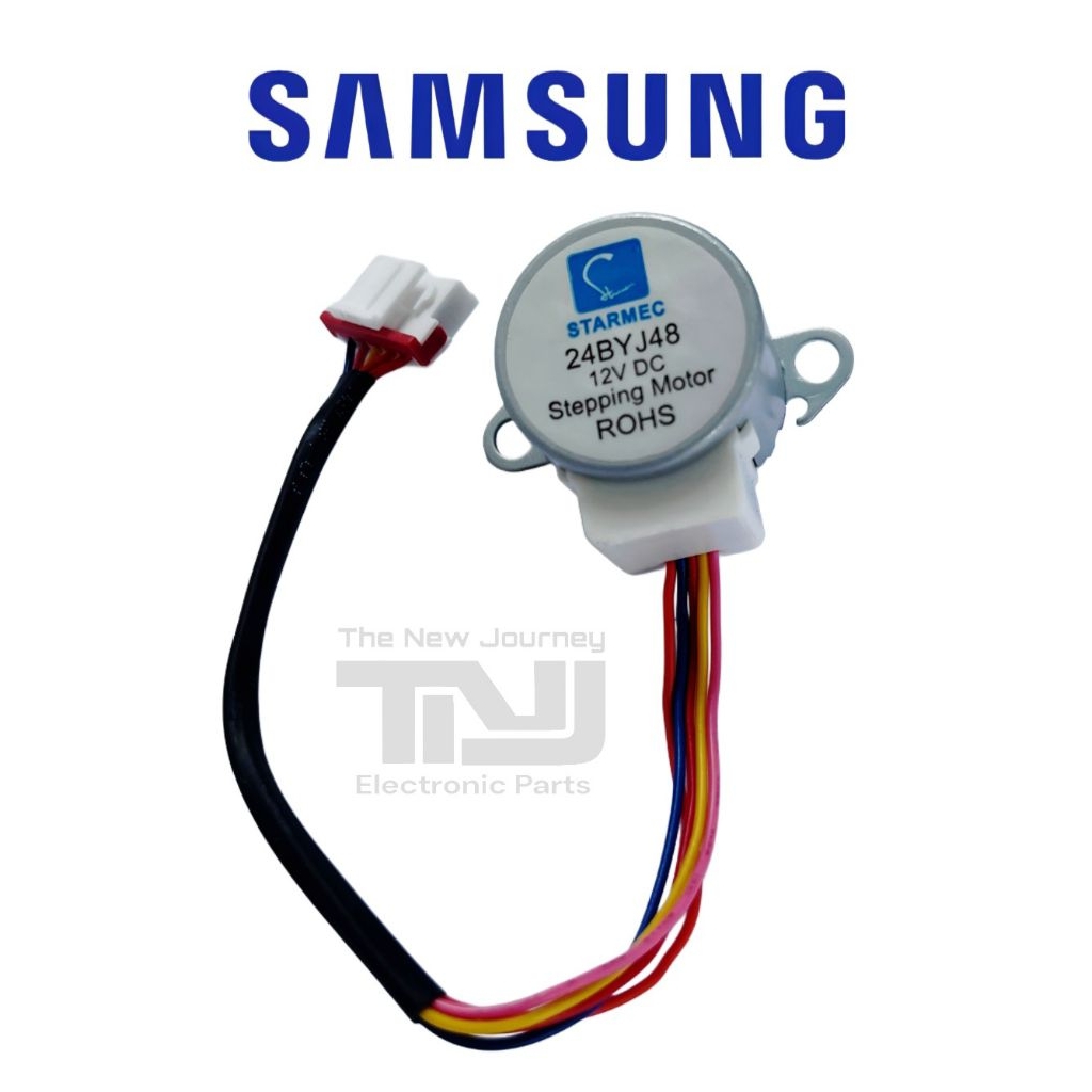Dinamo Motor Swing AC Samsung China Flawkn 24BYJ48 DC 12V Original AR05JRFLAWKNSE AR05JRFLAWKN AR09K