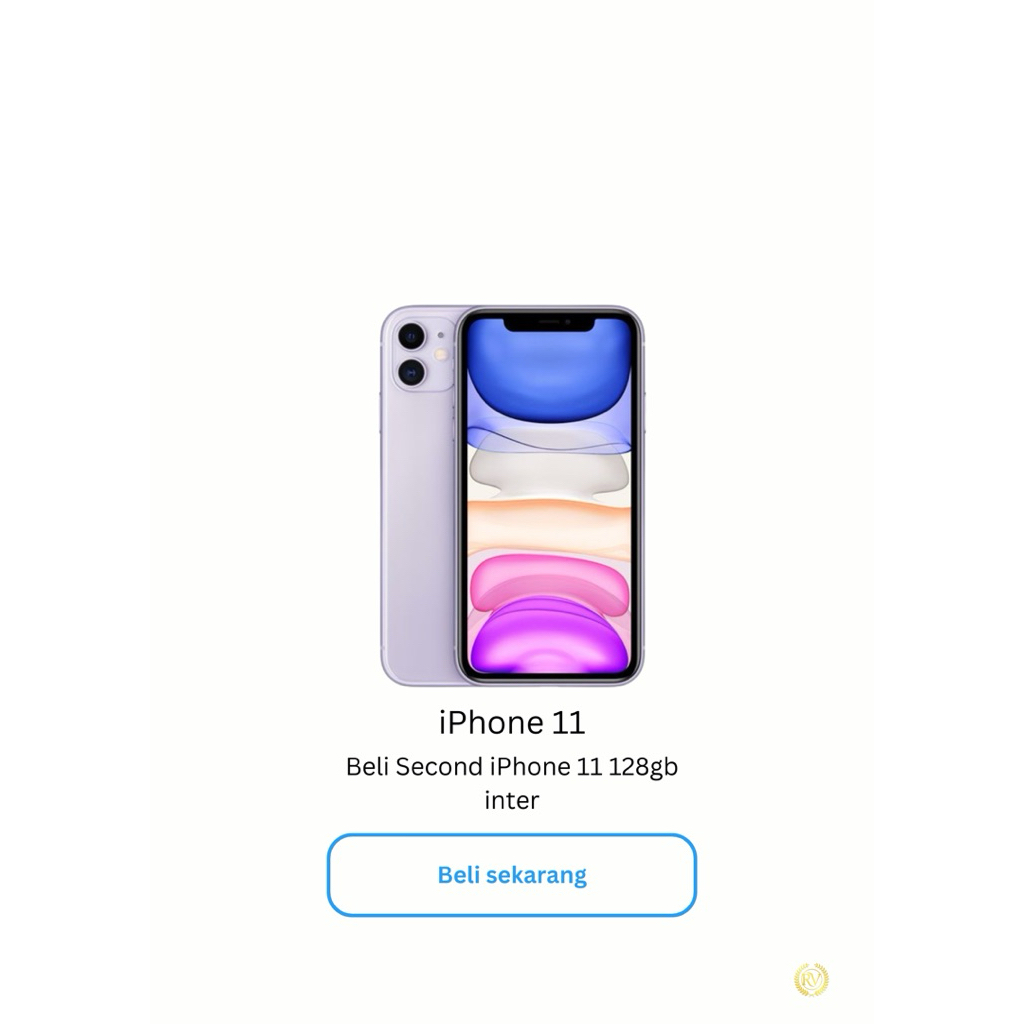 second apple iPhone 11 128gb inter xl only