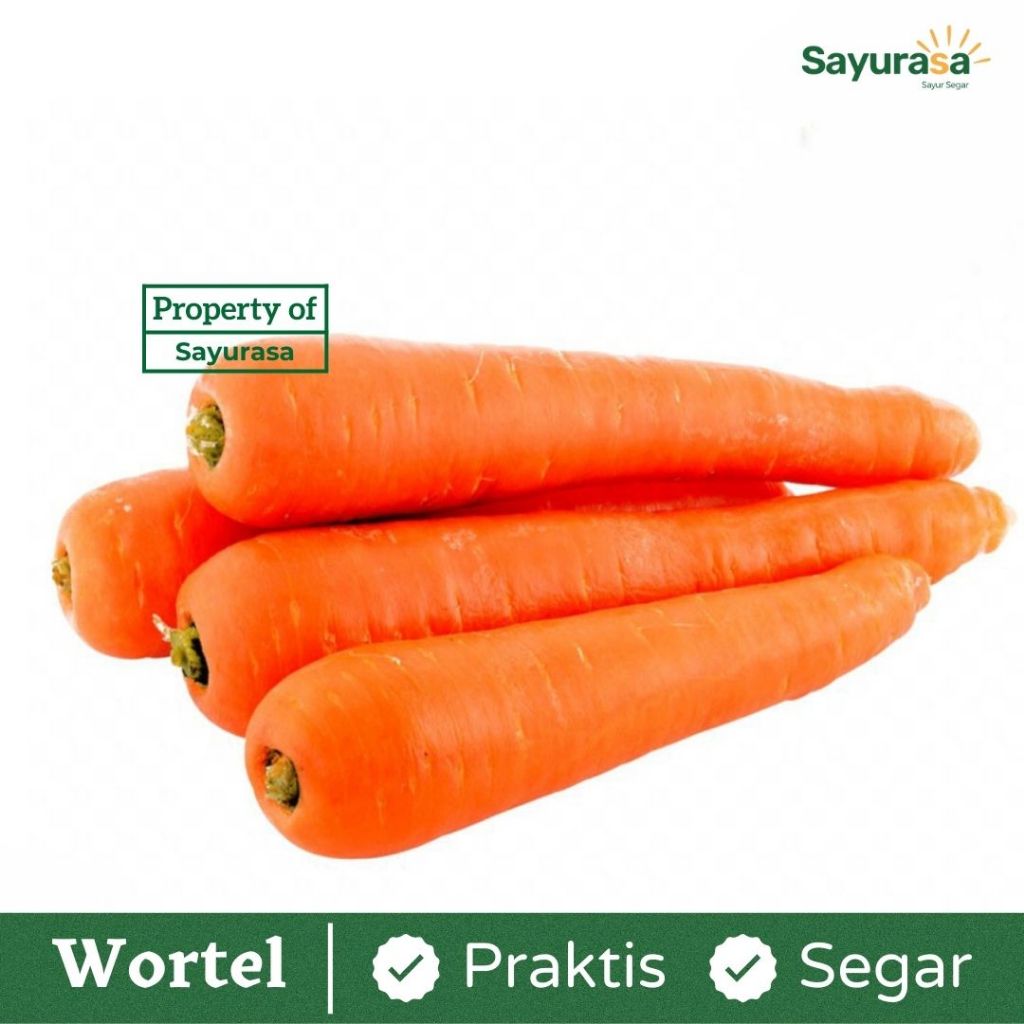 Wortel Segar / Wortel Fresh 500 Gram (Sayur Segar)