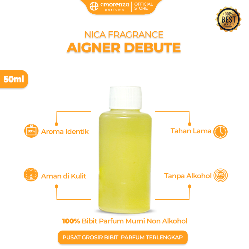 BIBIT PARFUM MURNI AIGNER DEBUTE - DEBUT NICA FRAGRANCE