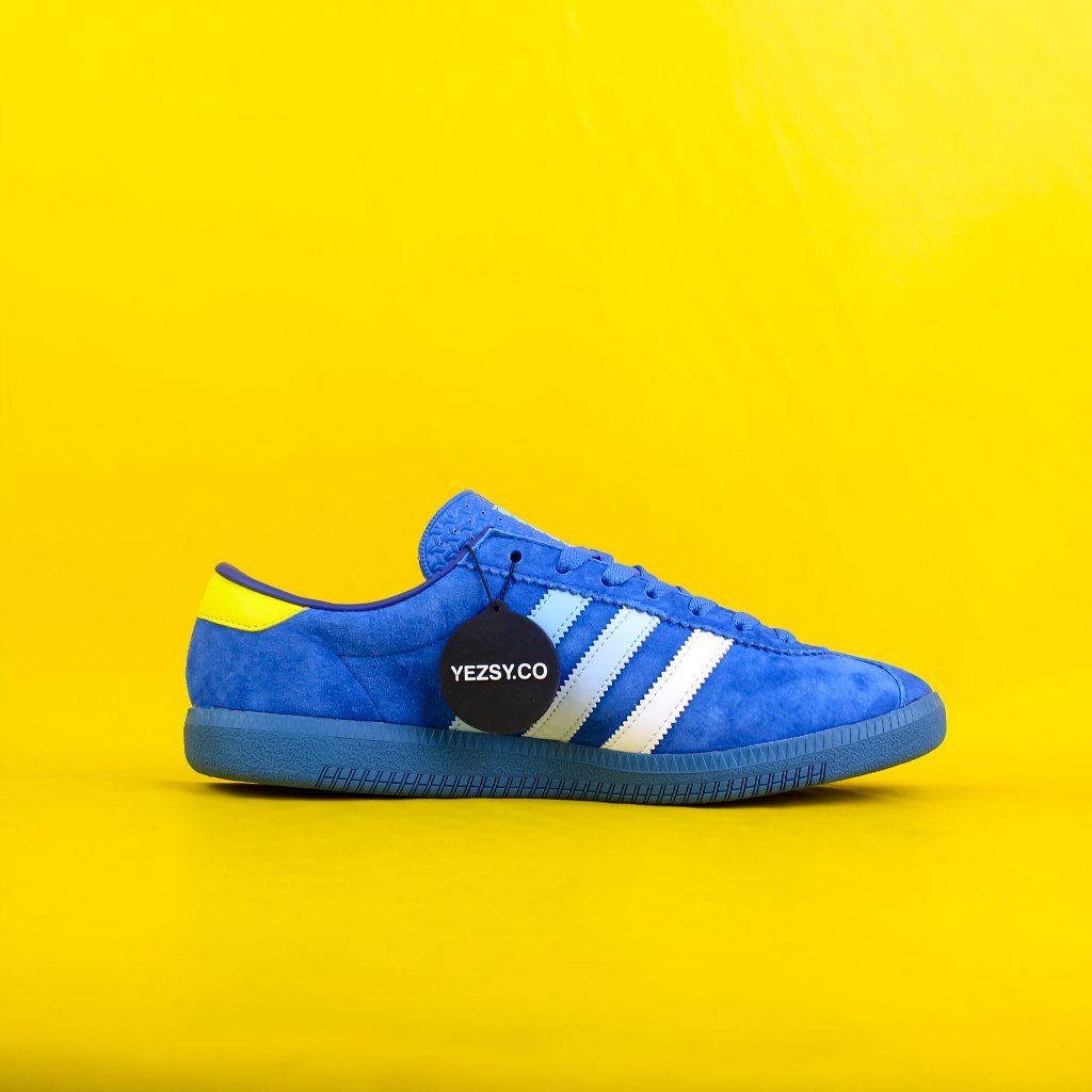 SNEAKERS ADIDAS AMSTERDAM CITY SERIES BLUE YELLOW AUTHENTIC ORIGINAL FREE KAOS KAKI DAN PAPERBAG