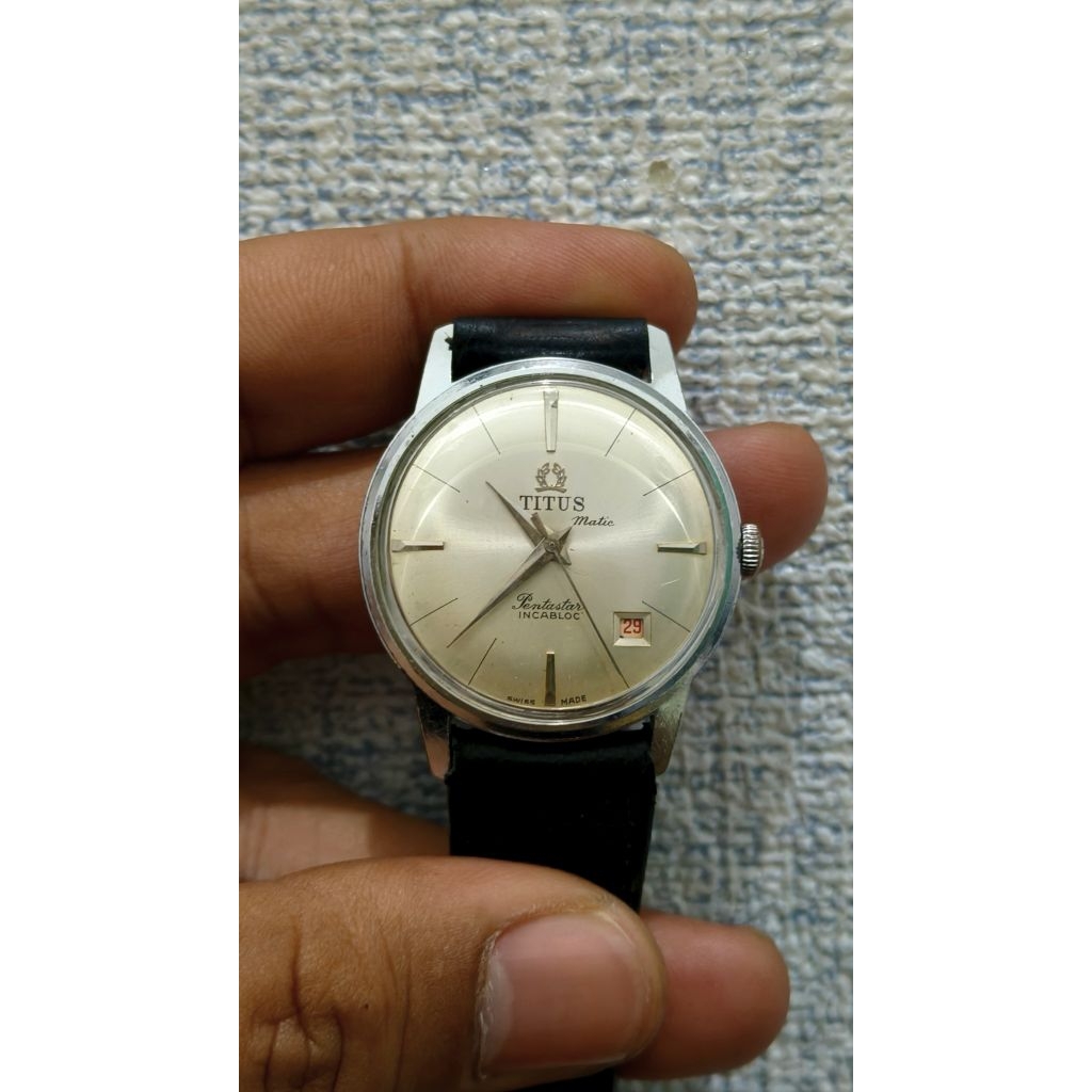Jam Vintage Titus Matic Pentastar Automatic Swiss Made