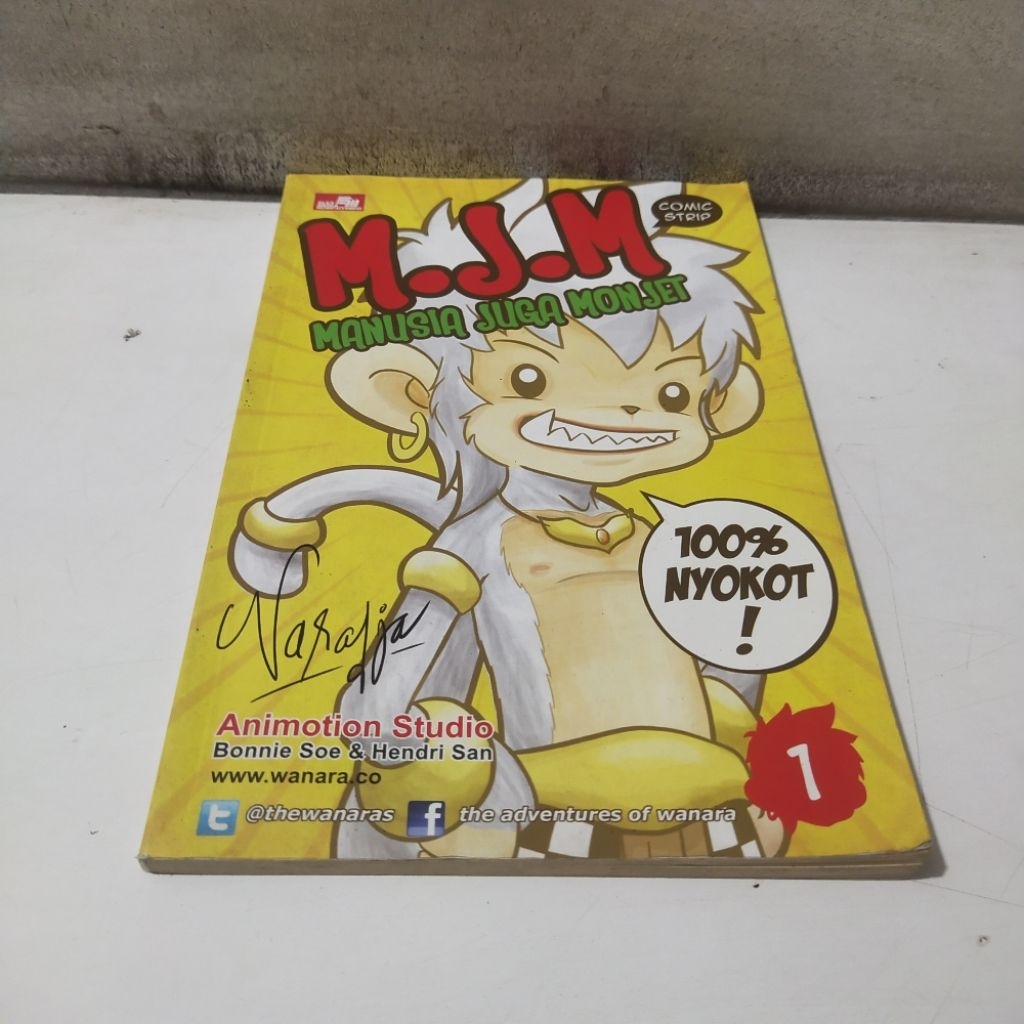 Buku Obral Super Murah - Komik Manusia Juga Monyet