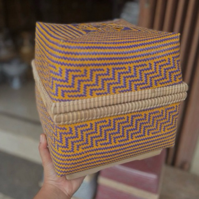 keben/sokasi bangli anyaman bambu premium ukuran 28cm