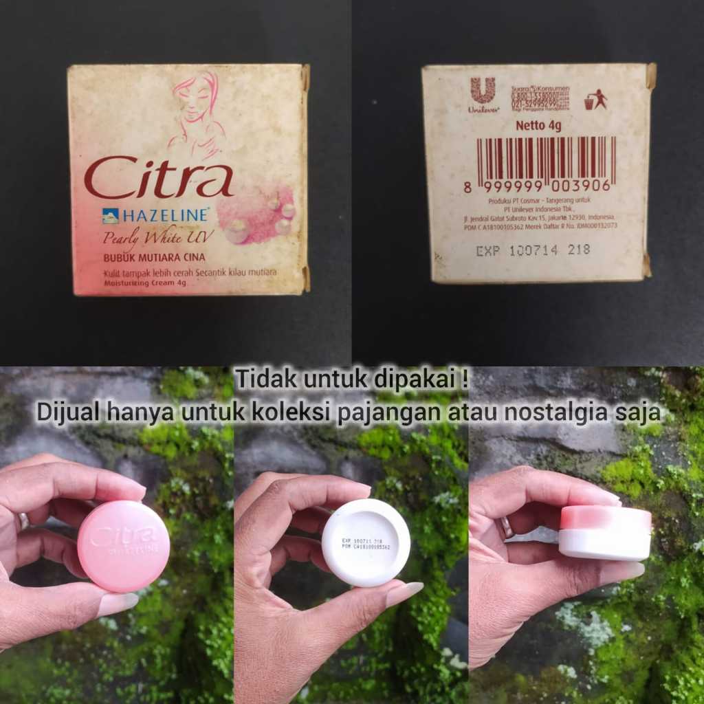 [ TIDAK UNTUK DIPAKAI ] ISI SUDAH MENGERING KOLEKSI PRODUK JADUL CITRA HAZELIN TAHUN 2013 HANYA UNTU
